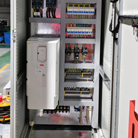 Boîtier de distribution VFD Fuken personnalisé OEM 380V, protection IP55 pour le contrôle de vitesse des pompes à eau, commutation automatique PLC, groupe électrogène