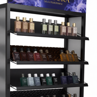 Organisateur de vernis à ongles personnalisé, 10 étagères, présentoir en acrylique pour poudre à ongles, support pour magasin de cosmétiques