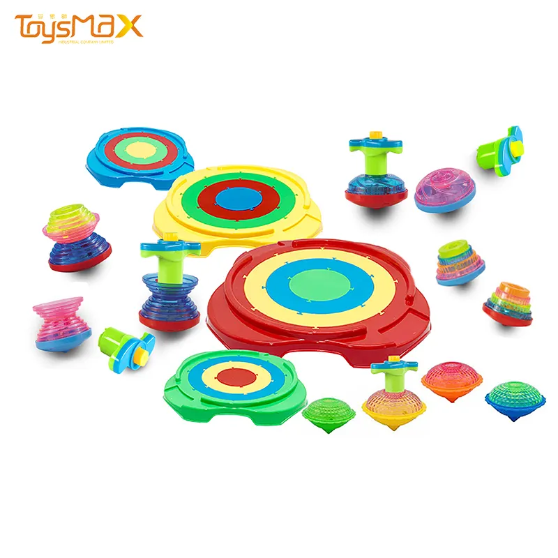 Christmas Favors Spin Toys Flashing Gyroscope Top Gyro