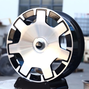 Jantes forgées HTOR Luxury 21 22 23 pouces 5x112 Noir brillant avec face usinée, compatibles avec Maybach S680 S580 GLS 600 Classe <span class=keywords><strong>S</strong></span> W223 - Product Image 2