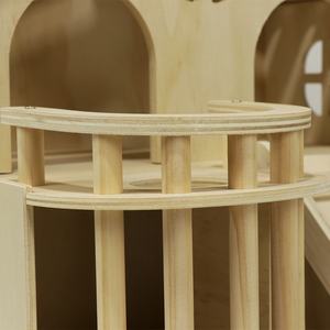 Usine en gros conception personnalisée logo personnalisé jardin extérieur décoratif grand nid d'oiseau en bois maison d'insecte en bois - Product Image 5