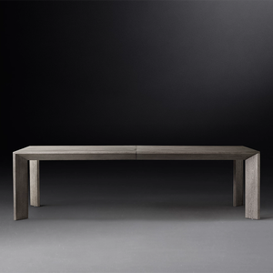 Amerikaanse Stijl Eetkamer Sets Minimalistische Houten Eettafel Moderne Zwarte 12 Zits Eettafel - Product Image 4