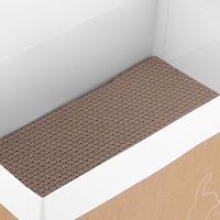 Vente en gros de niches pour chats en carton ondulé recyclable, pliables, lits à gratter pour les revendeurs de produits pour animaux de compagnie