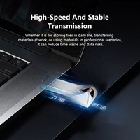 2025 Vente chaude clé USB haute vitesse 2GB 4GB 8GB clé USB étanche LOGO personnalisé 32GB 64GB 128GB clé USB en métal