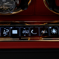 Boîte à montres automatique de luxe à 12 emplacements avec affichage LED, verrouillage par empreinte digitale, moteur silencieux et étui de rangement protecteur