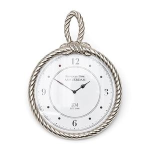 Aluminium Large Round Shape Wall <b>Clock</b> Wicker Style Metal Round <b>Clock</b> Wall <b>Clock</b> in Wall Hanging - Product Image 2