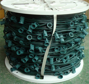 Wholesale Stp-1/<strong>SP</strong>-2 18AWG Christmas Light Socket Sleeve Spool C9/C7 String Lights - Product Image 1