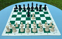Les Pièces d'échecs en plastique ultra-résistantes à triple poids pour tournoi - Roi de 3,75 po avec 2 reines supplémentaires pour la promotion des pions