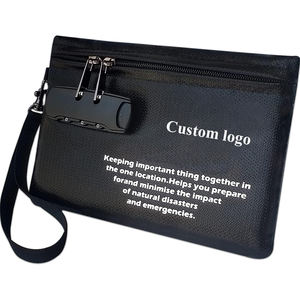 Bolsa Ignífuga para Dinero en Efectivo, Portadocumentos Impermeable con Cierre, Protege Documentos Importantes, Pasaportes y Objetos de Valor - Product Image 3