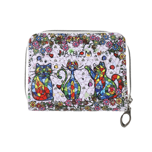 Carteras compactas de recuerdo de viaje personalizadas con diseño de monumentos de ciudades españolas y cremallera personalizada - Product Image 3