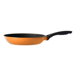 Poêle à frire en Aluminium de 22CM, <span class=keywords><strong>casserole</strong></span> orange, poêle à frire, direct d'usine - Product Image 1