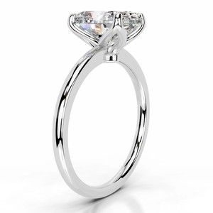 Phoenix Oval Moissanite <b>Solitaire</b> <b>Ring</b> 925 Sterling <b>Silver</b> Romantic Engagement Anniversary <b>Rings</b> Custom Design - Product Image 1