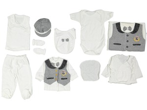 Produttore di vestiti per bambini OEM 100% cotone set di <span class=keywords><strong>abbigliamento</strong></span> per bambini Hip Hop Soft Shell Pullover supporto 5 set 4 pezzi/OPP Superday 115 - Product Image 4