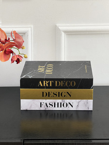 Boîte à livres avec rangement dissimulé, impression dorée, thème des bâtiments de New York, Londres, <span class=keywords><strong>Paris</strong></span>, pour la décoration de la maison et des hôtels - Product Image 6