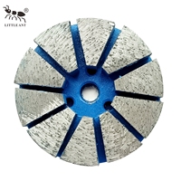 Disques abrasifs à serraillage LITTLE ANT Advanced de 75 mm (3 pouces) avec trous filetés pour le meulage du béton et le travail des bords