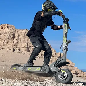 Unigogo Fast Speed 115km/h All Terrain Off Road Powerful 72V 6000W Dual Motor Electric Scooter for adult
