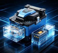 Signal Fire AI-8C Six Motors Fiber Fusion Splicer 5 Inch LCD Screen FTTH Single Multimode Fiber Splicing Machine Fast 6s