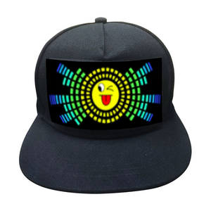 Casquettes lumineuses interactives personnalisées pour concerts et fêtes, <span class=keywords><strong>avec</strong></span> logo mobile, style hip-hop, casquettes lumineuses pour hommes et femmes - Product Image 1