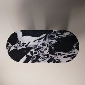 Table à manger en marbre noir Calacatta de haute qualité, style moderne français, prix de gros, design nordique de luxe pour restaurant et maison - Product Image 5