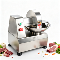 Coupe-viande de table à prix réduit, hachoir à bol sous vide en acier inoxydable, machine à découper la viande de poulet