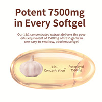 Capsule de gélule molle d'extrait d'ail vieilli sans odeur pour adultes, marque privée OEM, pour la défense immunitaire et le soutien du bien-être cardiaque, sans gluten