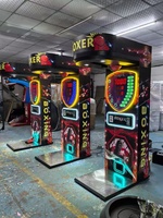 Machine de jeu de boxe d'arcade électronique avec billets électroniques à couleurs personnalisées, testeur de force, machine de jeu de frappe de boxe