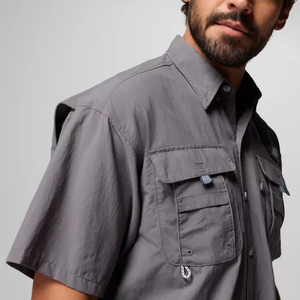 Camisa de pesca perforada con botones, diseño de vaquera, personaliza tu propio logo de pez, UPF50 Guatemala, con logo, camisa de pesca con botones. - Product Image 5