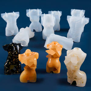 Vendita calda fai da te 3D <span class=keywords><strong>stampo</strong></span> per Stand corpo umano per resina Torso maschio e femmina <span class=keywords><strong>stampo</strong></span> per <span class=keywords><strong>candele</strong></span> corpo in Silicone - Product Image 4