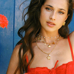 Gemnel 925 Silver Mildred Starfish Collar sin deslustre e impermeable Starfish & Natural Pearl Charm Colgante Collar - Product Image 2