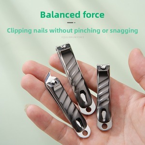 Nouvelles coupe-ongles obliques en acier inoxydable à grande ouverture, design bec d'aigle, portables pour manucure à domicile, coupe-ongles pour doigts et orteils - Product Image 3