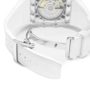 Montre mécanique automatique de nouvelle conception, verre saphir transparent, montre-bracelet mécanique de luxe étanche, OEM personnalisé L - Product Image 3
