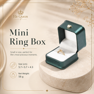 Custom Logo PU Leather + Velvet Crown Clasp <b>Ring</b> <b>Box</b> Luxury Jewelry Packaging for Engagement Wedding Gift jewelry <b>ring</b> packaging - Product Image 2