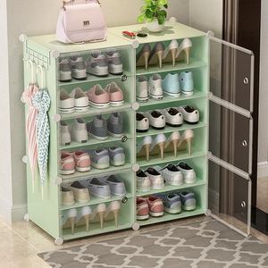 Estante de exhibición para zapatos, caja de almacenamiento diy de alta capacidad, con puerta transparente, color <span class=keywords><strong>verde</strong></span>, para el hogar, gran oferta - Product Image 3