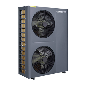 Pompe à chaleur double ventilateur empilable blanche élégante personnalisable en gros avec options d'alimentation flexibles pour les distributeurs de chauffage locaux européens - Product Image 2