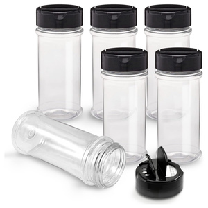 4oz 5.5oz 7oz Kitchen square Plastic Seasoning <b>Spices</b> <b>Jars</b> and Shaker <b>Spice</b> Bottle Packaging with Customized Lid - Product Image 1