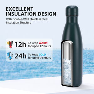 Custom logo Bpa Free 17oz Cola Shape Double Wall Vacuum Insulated Stainless Steel <b>Gym</b> Sports Drinking <b>Water</b> <b>Bottle</b> - Product Image 4