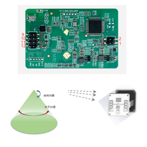 Hi-liên kết 24g ld2460 mm sóng Độ chính xác cao nhiều mục tiêu nhận thức của con người quỹ đạo theo dõi Radar mô-đun HLK-LD2460 - Product Image 2