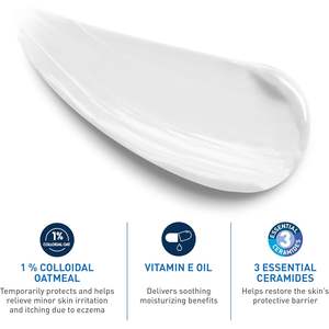 Crème apaisante pour l'eczéma de bébé 100% USA, 5 oz, avec avoine colloïdale, vitamine E et céramides, pour peaux sèches et sensibles - Product Image 5