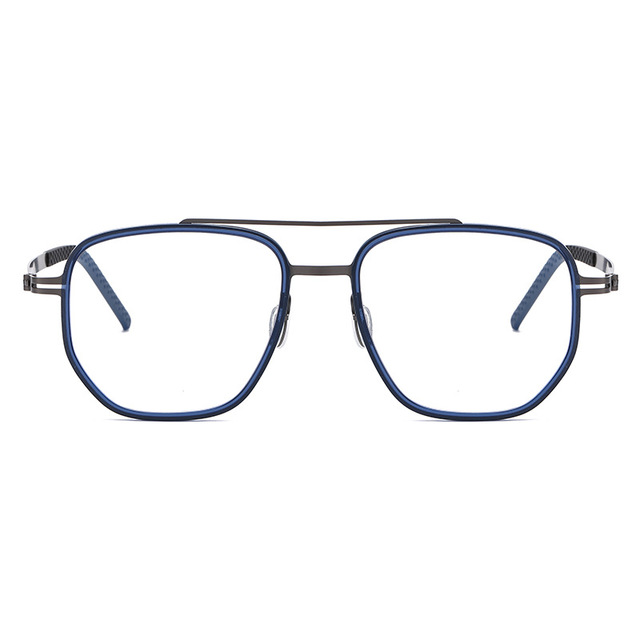 698012 Titanium Acetate Ultra Light Eyeglasses Frame for Optical Eye Glasses Men's retro design Factory wholesale High Quality