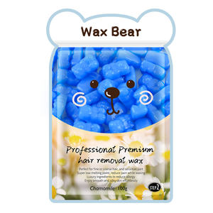 Venta <span class=keywords><strong>caliente</strong></span> 100g Embalaje Color metálico Encerado Granos de <span class=keywords><strong>cera</strong></span> dura para depilación de piel sensible - Product Image 6