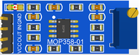 Module amplificateur opérationnel à gain réglable 5V 12V LM358 avec potentiomètre pour surveillance de tension et comparateur