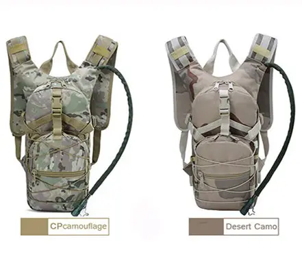 15L Mini Camouflage Hydration Tactical Backpack Bag Hiking Outdoor Camping Tactical Bags with Water bladder