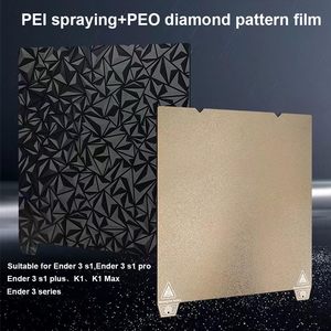 Hoja PEI texturizada de 235x235mm y placa de construcción PEO suave para K1 Ender 3 V3 SE KE S1 Pro V2 Neo <span class=keywords><strong>Sovol</strong></span> SV05 <span class=keywords><strong>SV06</strong></span> SV07 - Product Image 5