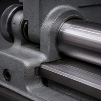 Corps de contre-porteuse de tour en fonte gris de précision GG25, pièce de rechange pour machine-outil, moulage au sable, selon dessin personnalisé, Marque LF, ISO9001