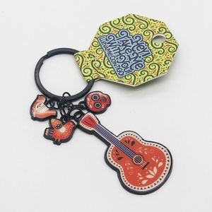Porte-clés en forme de crème glacée, hypoallergénique, plaqué nickel, porte-clés en métal personnalisé pour peaux sensibles - Product Image 4