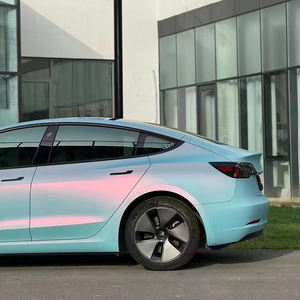 Wrapmaster 1.52*18Meter Vật Nuôi Màu Xanh Màu Đỏ Satin Xe Bọc Chi Phí Màu Sắc Vinyl Bọc Xe - Product Image 2