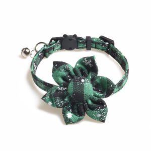 Bumopet fabricante al aire libre Venta caliente Festival de Navidad Breakaway Cat <span class=keywords><strong>Collar</strong></span> de lujo ajustable Cat <span class=keywords><strong>Collar</strong></span> con Bow-Knot - Product Image 5
