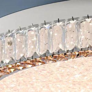 OEM Zeal Lighting Plafonnier moderne en cristal pour la maison, le bureau Design intelligent LED pour la chambre à coucher, le salon et la décoration Base en fer IP44 - Product Image 6