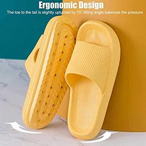 Claquettes personnalisées colorées pour hommes et femmes, pantoufles d'intérieur à semelle épaisse, claquettes d'été en EVA à plateforme pour femmes, OEM - Product Image 5