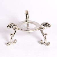 Support de Présentation Élégant pour Boules de Cristal et Bijoux en Métal, Vente en Gros Direct Usine, Or et Argent, 5.2x5.2x3CM